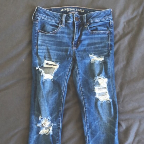 Distressed Skinny Jeans - Picture 2 of 3